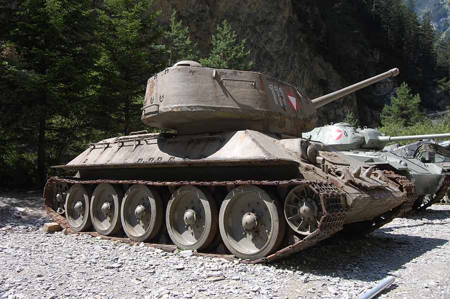 T.34 esposto a Nauder